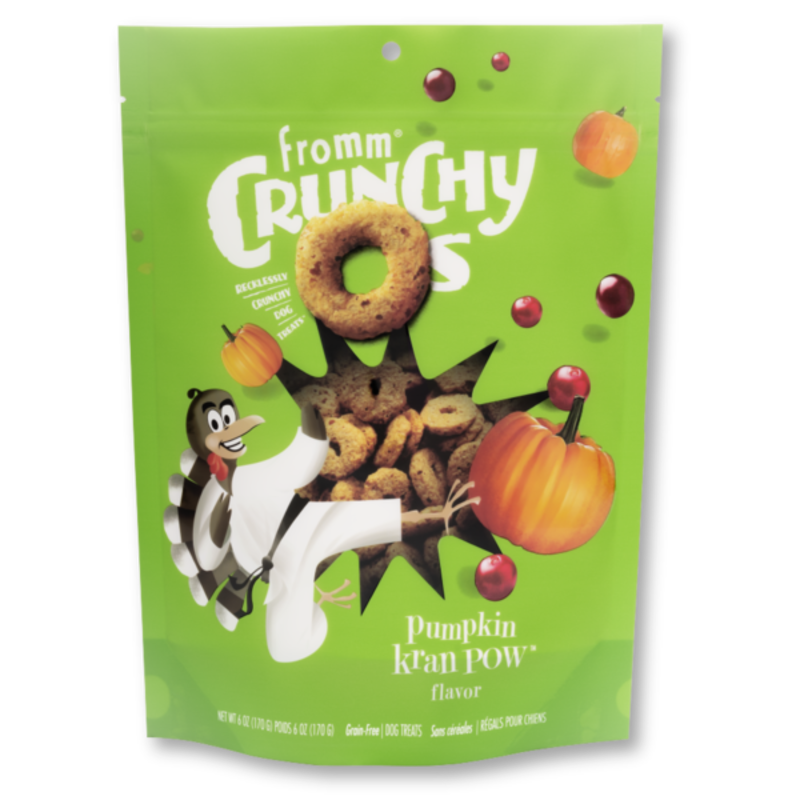 Fromm Fromm Dog Treat Crunchy O's Pumpkin Pow 6 oz