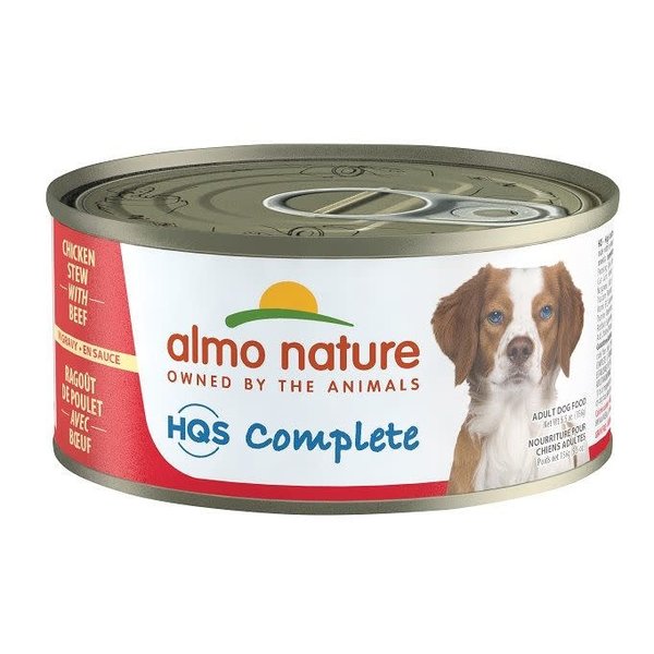 Almo Nature Almo Dog Nature HQS Complete Chicken Stew Beef & Carrot Can 156g