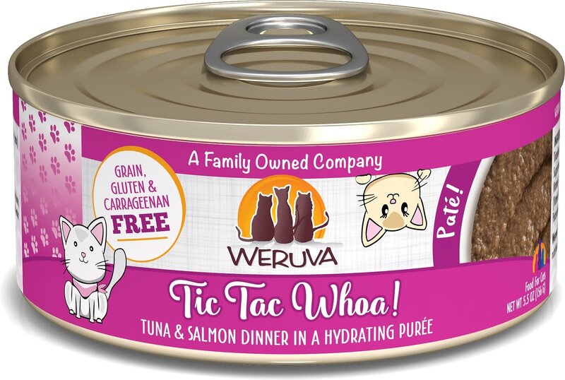 Weruva Weruva Cat Wet - "Tic Tac Whoa!" Tuna & Salmon 3oz