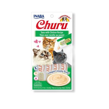 Inaba Inaba Cat - Churu Puree Tuna w/ Chicken (4 pc)