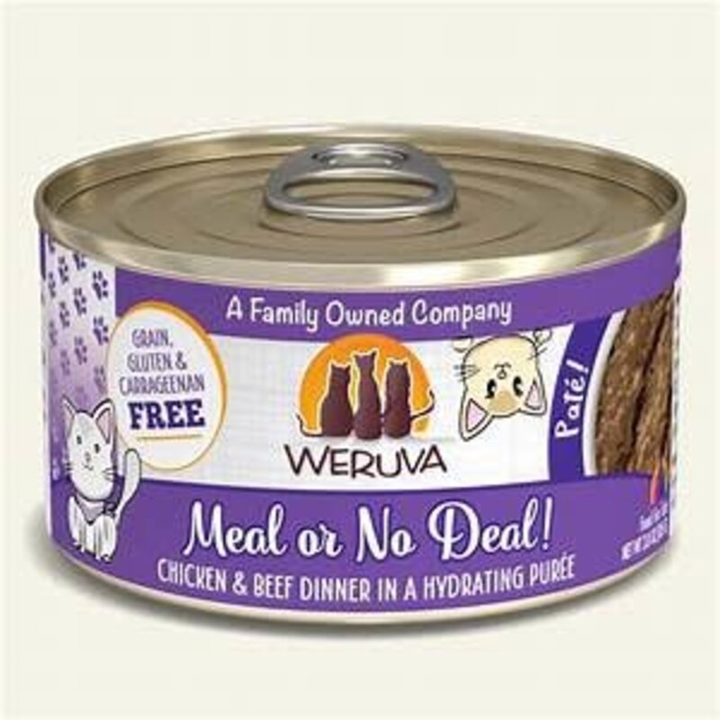 Weruva Weruva Cat Wet - "Meal or No Deal!" Chicken & Beef 3oz