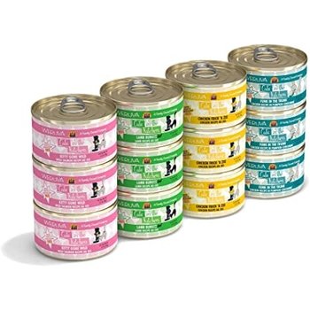 Weruva Cats In The Kitchen "Kitchen Cuties" Assorted Variety Pack 24 x 6oz cans