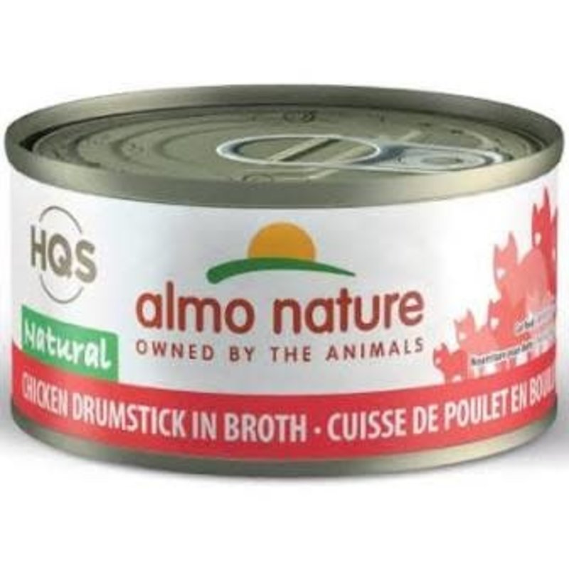 Almo Nature Almo Nature Cat Wet - HQS Natural Chicken Drumstick in Broth 70g