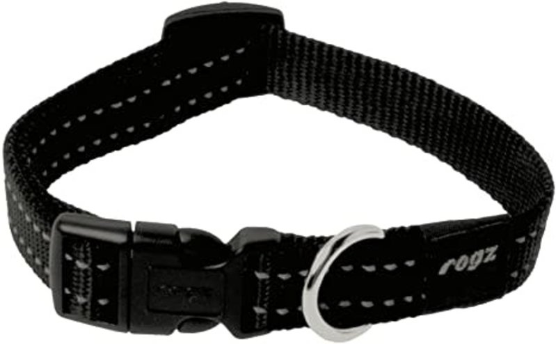 Rogz Rogz - Classic Clip Collar Black XS
