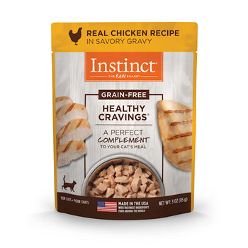 Instinct Instinct Cat Wet - Healthy Cravings Grain-Free Chicken 3oz Pouch