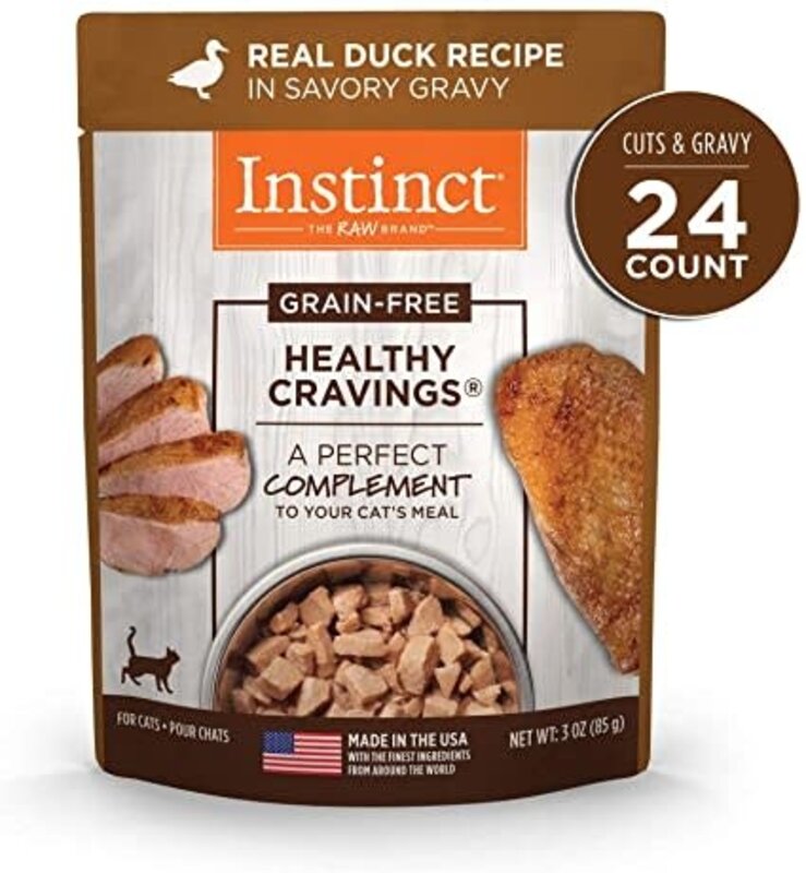 Instinct Instinct Cat Wet - Healthy Cravings Grain-Free Duck 3oz Pouch