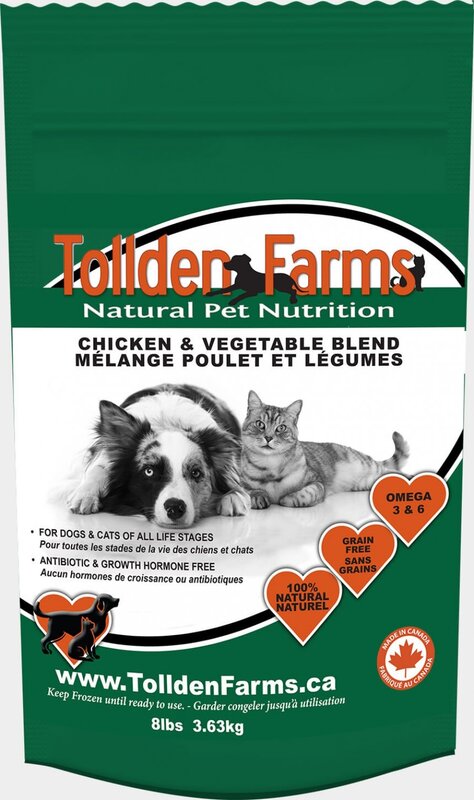 Tollden Farms Tollden Farms - Frozen Raw Chicken & Vegetable 8lbs