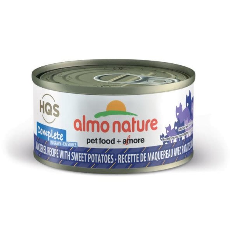 Almo Nature Almo Nature Cat Wet - HQS Complete Mackerel w/ Sweet Potato in Gravy 70g