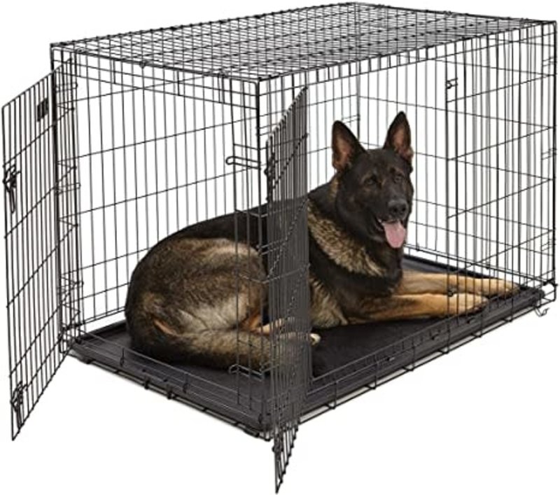 Smart Pet Love Wire Crates Wire Training Crate 2 Door XX-Large  48x29x31.5