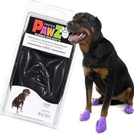 Pawz Products Pawz® Rubber Dog Boots Black Large