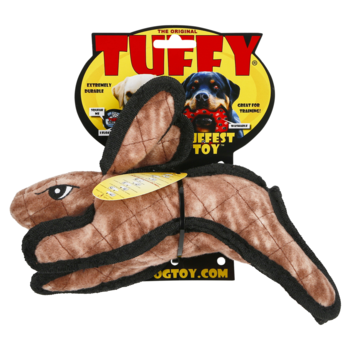 TUFFY Tuffy Dog Toy - Barnyard Rutabaga The Rabbit Brown (Level 9)
