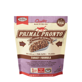 Primal Primal Pronto Frozen Cat - Turkey 1lb