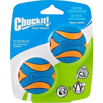 Chuck IT! Chuck It! Dog Toy - Ultra Ball Squeaker Small (2 pc)