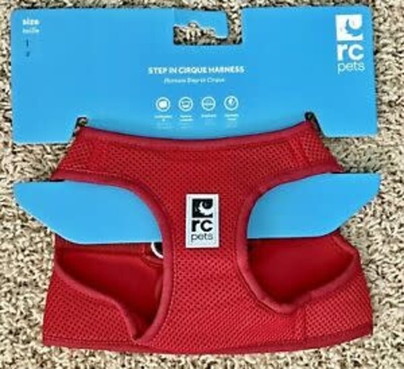 RC Pets Step In Cirque Harness Red Large