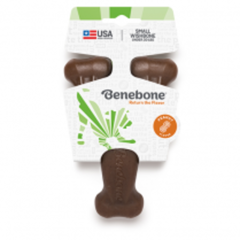 Benebone Benebone - Wishbone Small Peanut Butter
