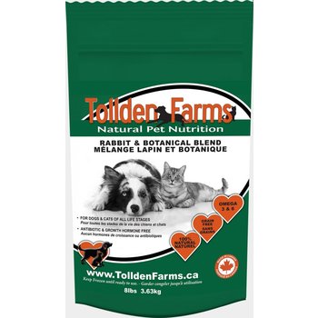 Tollden Farms Tollden Farms - Frozen Raw Rabbit & Vegetable Blend 8lbs