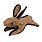 VIP Products Tuffy  Rabbit Brown Dog Toy (Level 9)