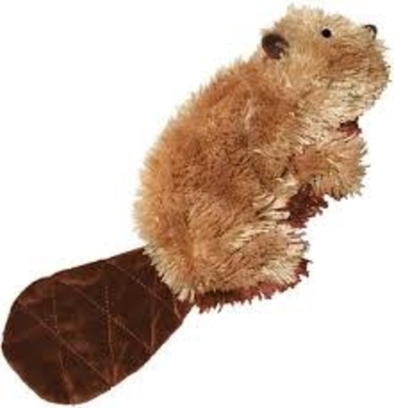 Kong Kong Small Plush Beaver and Squeaker