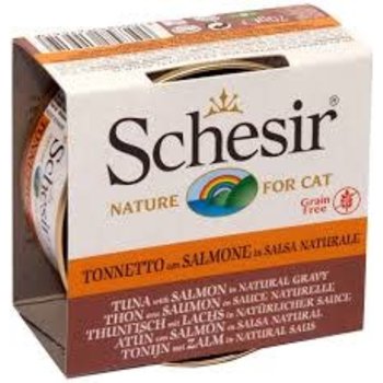 Schesir Schesir Cat Wet - Tuna w/ Salmon in Natural Gravy 70g