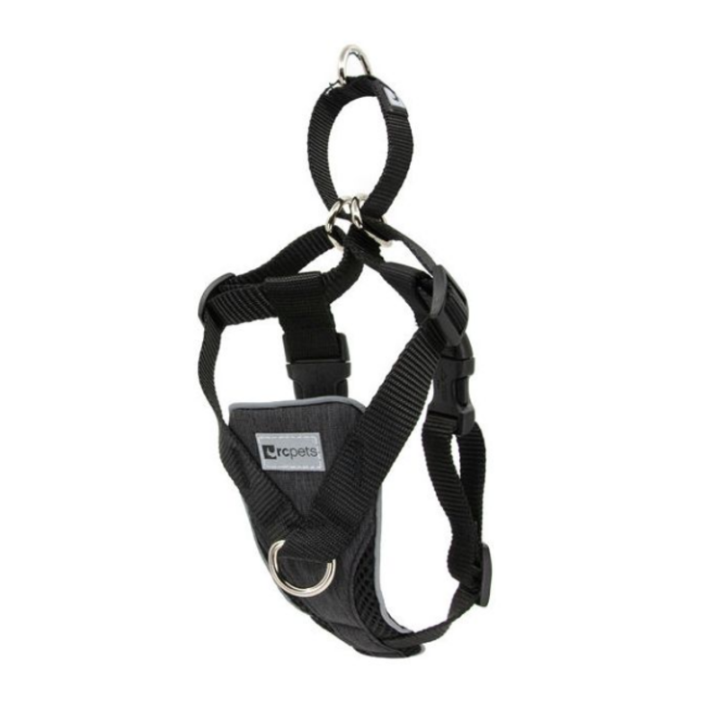 RC Pets RC Pets Tempo No Pull Harness Heather Black Large
