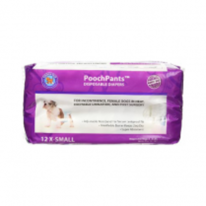 Pooch Pads PoochPads Diapers Disposable X Small (Female)
