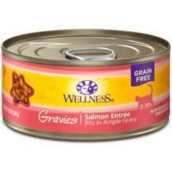 Wellness Wellness Cat Wet - Gravies Grain-Free Salmon 5.5oz