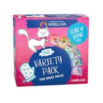 Weruva Cats In The Kitchen SNS Pate Variety Brat Pack 12 x 3oz Assorted Pouches