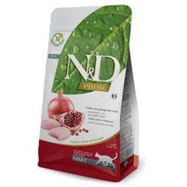 Farmina N&D Cat Dry - Prime Chicken & Pomegranate Adult 11lbs