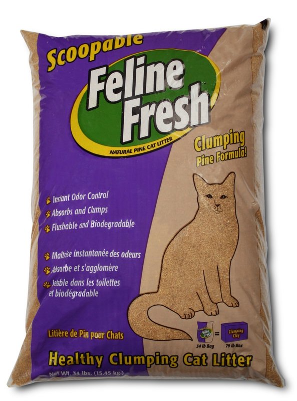 Feline Fresh Feline Fresh - Clumping Pine Cat Litter (Purple) 34lb