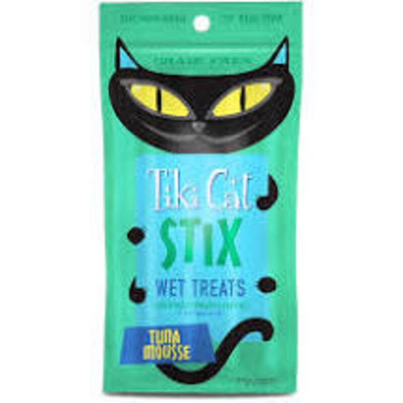 Tiki Cat Tiki Cat Stix Tuna Mousse 3oz pack w/ 6 Individually wrapped portions