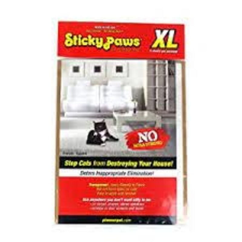 sticky paws Sticky Paws XL Anti Cat Scratch Furniture Strips (5 sheets))
