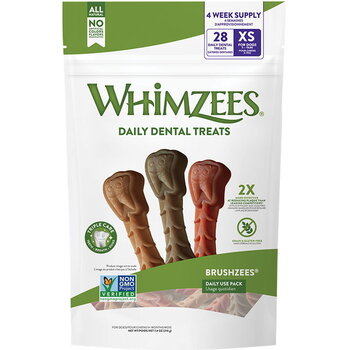 Whimzees Whimzees - Brushzees for XS dogs 7.4oz (28 pc)
