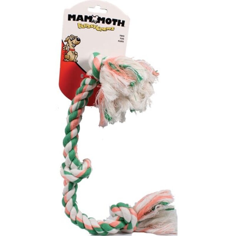 MAMMOTH Mammoth Flossy Chews Medium Multicolor 3 Knot