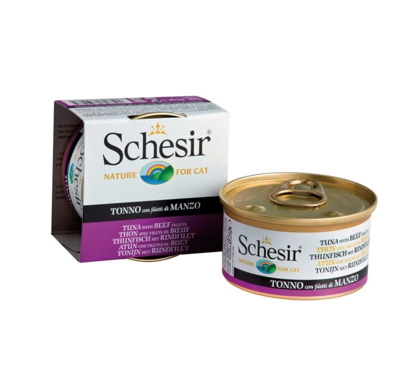 Schesir Schesir Cat Wet - Tuna w/ Beef Fillets in Jelly 85g