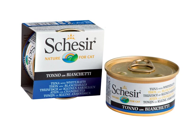 Schesir Schesir Cat Wet - Tuna & Whitebaits in Jelly 85g