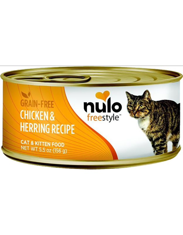 Nulo Nulo Freestyle Cat Wet - Grain-Free Chicken & Herring 5.5oz