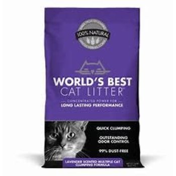 1 Net UPG Furminator World's Best Cat Litter - Quick-Clumping Cat Litter Lavender Scented (Purple) 14lb