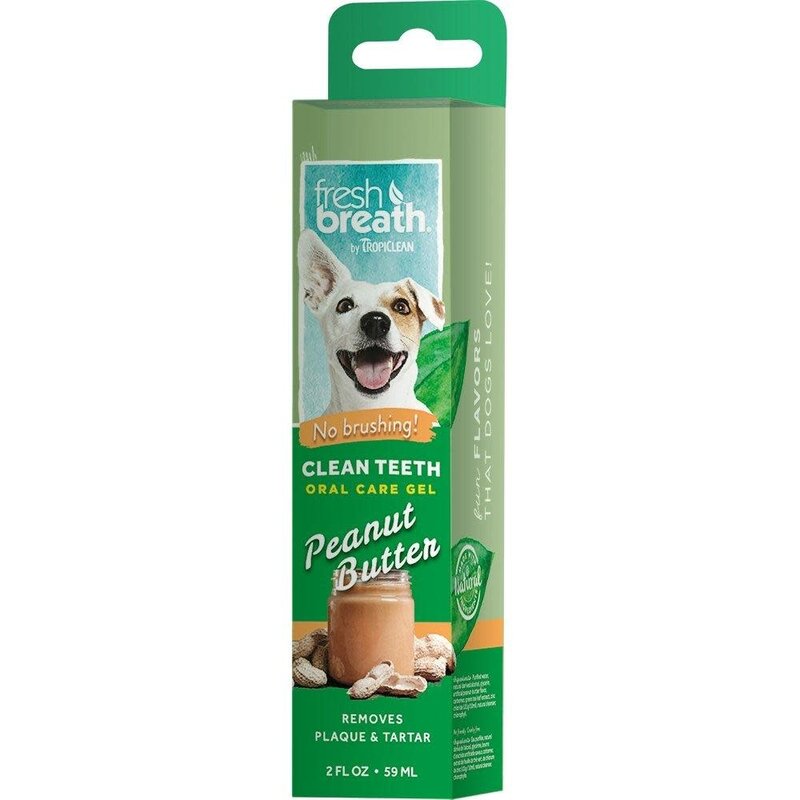 Tropiclean Tropiclean - Fresh Breath No Brushing Gel Oral Care Peanut Butter 2oz
