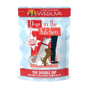 Weruva Weruva Dog Wet - DITK "The Double Dip" Beef & Salmon 2.8oz Pouch