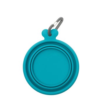 Messy Mutts Messy Mutts - Silicone Collapsible Bowl Medium Blue