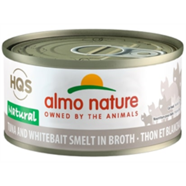Almo Nature Almo Nature Cat Wet - HQS Natural Tuna & Whitebait Smelt in Broth 70g