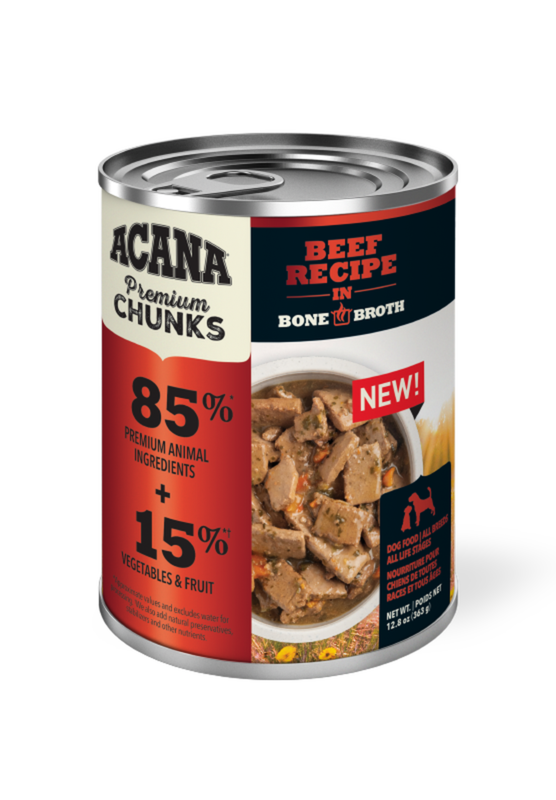 Acana Acana Dog Wet - Beef Recipe in Bone Broth 12.8 oz