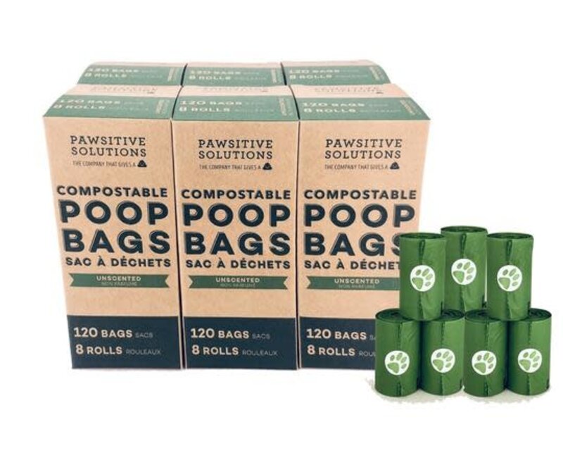 pawsitive solutions Pawsitive Solutions - Unscented Compostable Poop Bags 120 bags