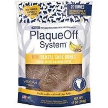 plaqueoff Proden - Plaque Off System MINI Dental Care Bones Peanut Butter & Banana