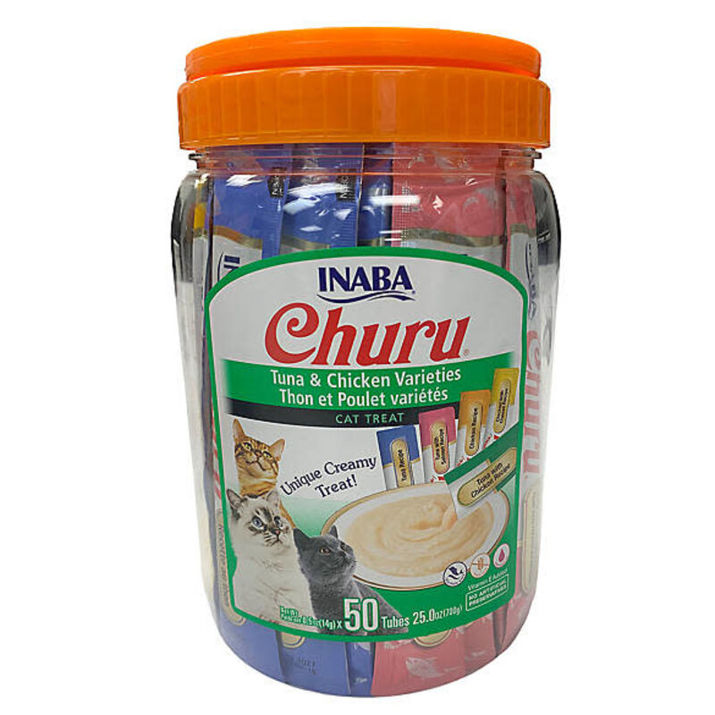 Inaba Inaba  Cat - Churu Tuna & Chicken Varieties (50 pk)