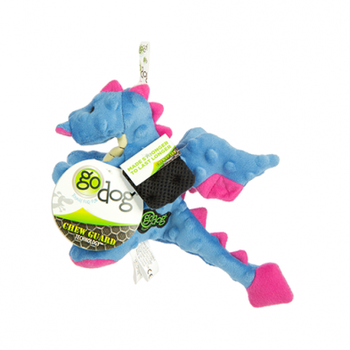 goDog™ Dragons With Chew Guard Technology™ Periwinkle Small