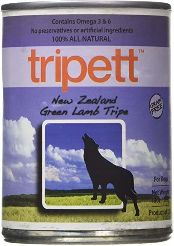 PetKind Pet Kind Dog Wet - Tripett Green Lamb Tripe 12oz