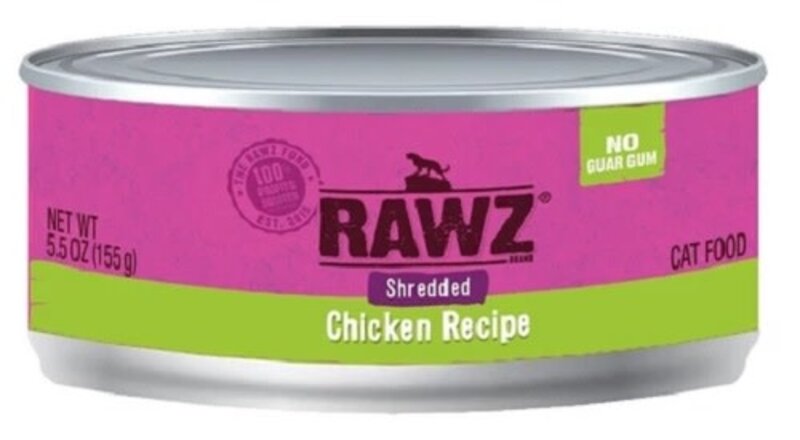 rawz RAWZ Cat Wet -  Shredded Chicken 5.5oz