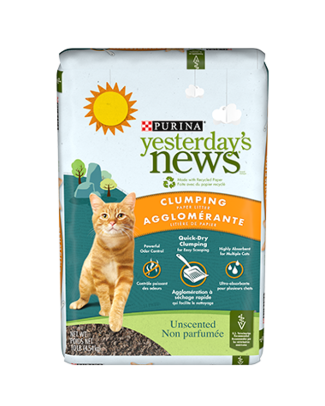 yesterdays new Yesterday's News - Clumping Unscented Litter 20lbs