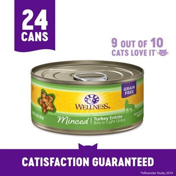 Wellness Wellness Cat Wet - Minced Turkey 5.5oz
